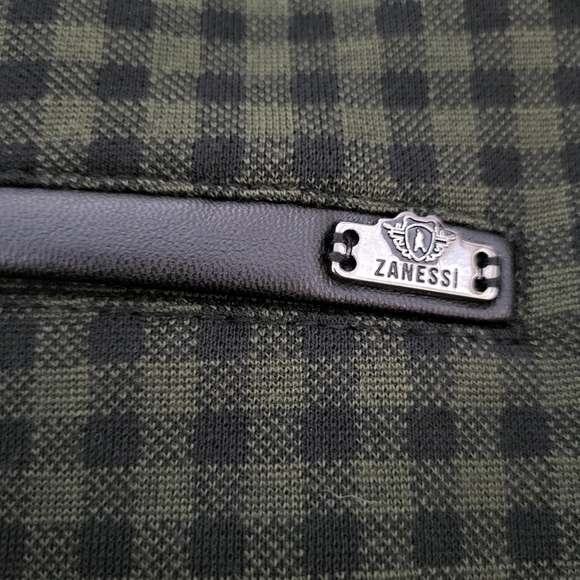 Zanessi Checkerboard Skinny Pants Size 18(Turkish 48) NWT - Picture 3 of 10